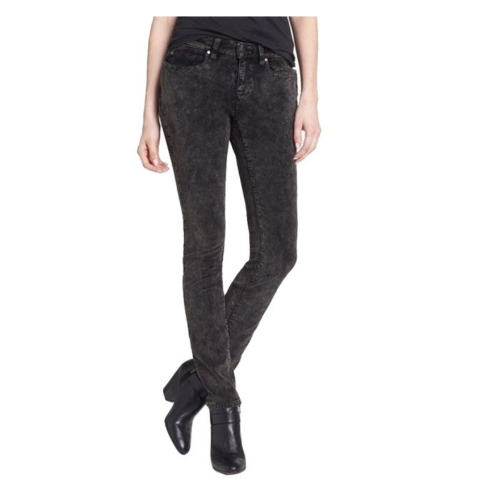 Eileen Fisher velveteen textured skinny jean